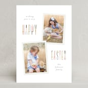 "Easter Duo" - Easter Photo Cards in Tulip by Pixel and Hank - Front