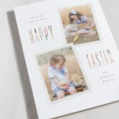 "Easter Duo" - Easter Photo Cards in Tulip by Pixel and Hank - Detail