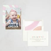 "Easter happiness" - Easter Photo Cards in Snow by Creo Study - Assembled