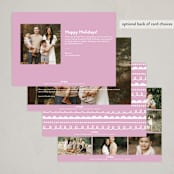 "Easter Peeps" - Easter Photo Cards in Snow by Hooray Creative - Back of Card Options