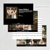 "Happy moments" - Easter Photo Cards in Cotton by Stacey Meacham - Back of Card Options