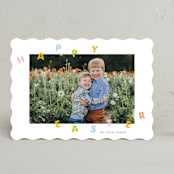"Easter Hop" - Easter Photo Cards in Bunny by Baumbirdy - Front