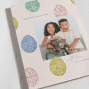 "Easter Eggs" - Easter Photo Cards in Sunset by Pati Cascino - Detail