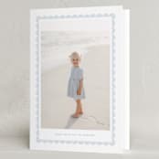"Scalloped Easter" - Easter Photo Cards in Hydrangea by Alexandra Cohn - Folded Card