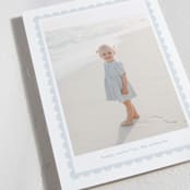 "Scalloped Easter" - Easter Photo Cards in Hydrangea by Alexandra Cohn - Detail