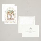 "Blooming Meadow" - Easter Photo Cards in Peach by Angela Thompson - Assembled