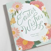 "Easter Wishes" - Easter Photo Cards in Mint by Paper Raven Co. - Detail
