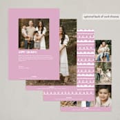 "Easter Peeps" - Easter Photo Cards in Rainbow by Hooray Creative - Back of Card Options
