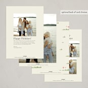 "Easter Village" - Easter Photo Cards in Sand by Hannah Williams - Back of Card Options