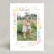 "Easter Florals" - Easter Photo Cards in Lily by Creo Study - Front