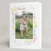"Easter Florals" - Easter Photo Cards in Lily by Creo Study - Folded Card
