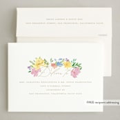"Easter Florals" - Easter Photo Cards in Lily by Creo Study - FREE Recipient Addressing