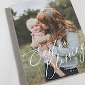 "Magnolia" - Easter Photo Cards in Snow by Blustery August - Detail