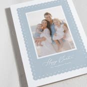 "Woven ruffle" - Easter Photo Cards in Chambray by Lea Delaveris - Detail