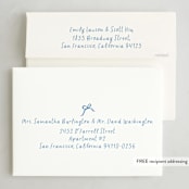 "Ribbon" - Easter Photo Cards in Denim by Tamara Hilje - FREE Recipient Addressing