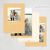 "stripes" - Easter Photo Cards in Sunshine by Blustery August - Back of Card Options