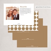 "Chic Celebration" - Eid Cards in Earth by Creo Study - Back of Card Options