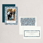 "Painted Tiles" - Eid Cards in Ocean by Jackie Crawford - Assembled