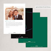 "Lustrous" - Eid Cards in Emerald by Deborah Chou - Back of Card Options