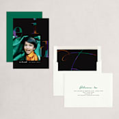 "Lustrous" - Eid Cards in Emerald by Deborah Chou - Assembled