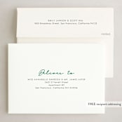 "Lustrous" - Eid Cards in Emerald by Deborah Chou - FREE Recipient Addressing