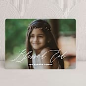 "Elegant Overlay" - Eid Cards in Snow by Baumbirdy - Front