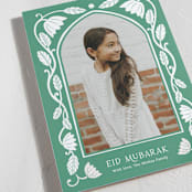 "Ornamental" - Eid Cards in Emerald by Inkblot Design - Detail