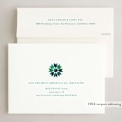 "geometrical stars" - Eid Cards in Aquamarine by Sumak Studio - FREE Recipient Addressing