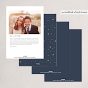 "Moon Burst" - Eid Cards in Dusty Navy by AK Graphics - Back of Card Options