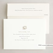 "Moon Burst" - Eid Cards in Dusty Navy by AK Graphics - FREE Recipient Addressing