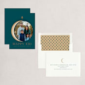 "Eid Moon Photo" - Eid Cards in Sherpa by Becky Nimoy - Assembled