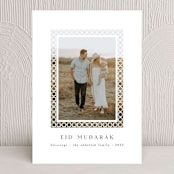 "Eid Stars" - Eid Cards in Snow by Ana de Sousa - Front