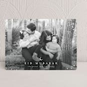 "Starry Surround" - Eid Cards in Snow by AK Graphics - Front