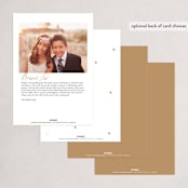 "Blessed" - Eid Cards in Golden by Angela Garrick - Back of Card Options