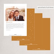 "Eid Mubarak" - Eid Cards in Golden by Hudson meet Rose - Back of Card Options