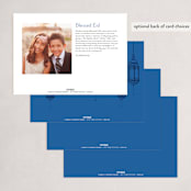 "Farolas" - Eid Cards in Bluebell by Tamara Hilje - Back of Card Options