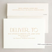 "Lantern chic" - Eid Cards in Mustard by Creo Study - FREE Recipient Addressing