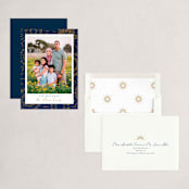 "Bright Bursts" - Eid Cards in Navy by Robert and Stella - Assembled