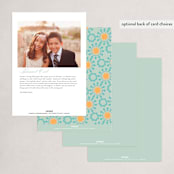 "Patterned" - Eid Cards in Neel by Creo Study - Back of Card Options