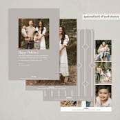 "simple ornamental shape" - Eid Cards in Milk by Sumak Studio - Back of Card Options