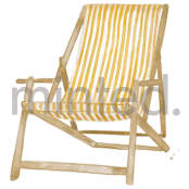 "Beach Chair" - Design Element in Lemon by Jenna Holcomb - Design Element