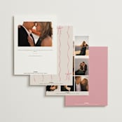"Sparkling Champagne Tower" - Engagement Party Invitations in Petal by Jackie Crawford - Back of Card Options