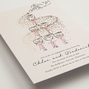 "Sparkling Champagne Tower" - Engagement Party Invitations in Petal by Jackie Crawford - Detail