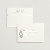 "Sparkling Champagne Tower" - Engagement Party Invitations in Petal by Jackie Crawford - FREE Recipient Addressing