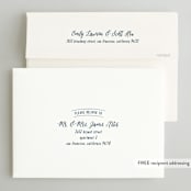 "Garden Lights" - Engagement Party Invitations in Navy by Hooray Creative - FREE Recipient Addressing
