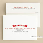 "I Do BBQ" - Engagement Party Invitations in Ketchup by Lea Delaveris - FREE Recipient Addressing