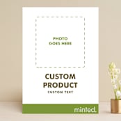 "Portrait" - Engagement Party Invitations in Charcoal by Minted - Front
