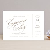 "gelt" - Engagement Party Invitations in Cocoa by chocomocacino - Front