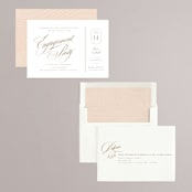 "gelt" - Engagement Party Invitations in Cocoa by chocomocacino - Assembled