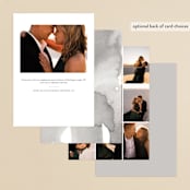 "Sausalito" - Engagement Party Invitations in Cloud by Mansi Verma - Back of Card Options